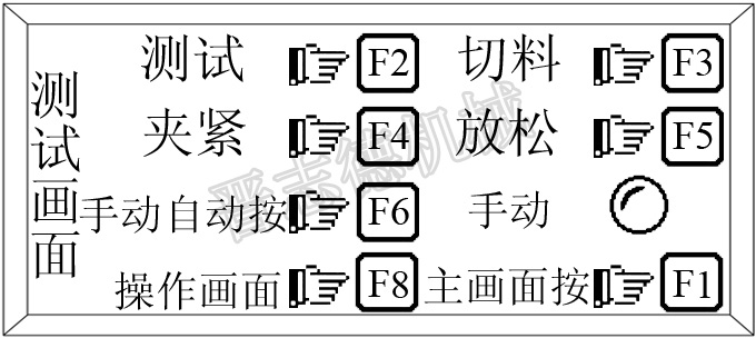 NC送料機(jī)測試畫面